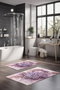 Mijölnir Juego de 2 Alfombrillas de Baño CT-5050 Multicolor